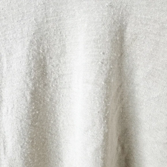 Joah Brown Ecru Long Sleeve Crop Tee M/L - Picture 5 of 9